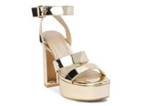 Savage Platform Sandal Gold Metallic view