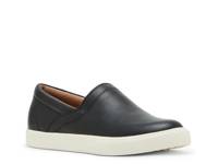 Garity Waterproof Slip-On Sneaker Black Leather view