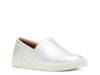Garity Waterproof Slip-On Sneaker Silver Leather view