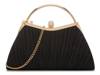 Glitter Pleated Satchel Black view