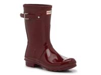 Original Short Gloss Rain Boot - Women's Dark Red Cranberry view