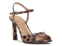 Lilah Sandal Brown Leopard Print Patent Leather view