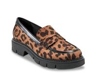 Cube Loafer Brown Leopard Print view