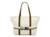 Free MyPerk Canvas Tote with Travel Band Ivory/Green view