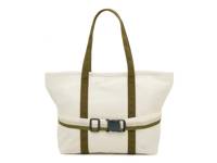 Free MyPerk Canvas Tote with Travel Band Ivory/Green view