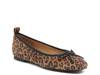 Frankie Ballet Flat Brown Leopard Print view