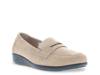 Yetta Wedge Loafer Beige Water-Resistant Suede view