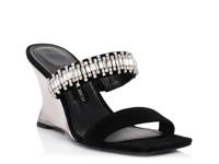 Gem Wedge Sandal Black view