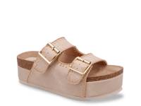 Bowie Wedge Sandal Gold Metallic view