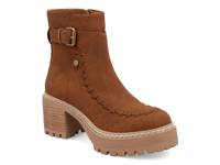 Toula Platform Bootie Cognac view