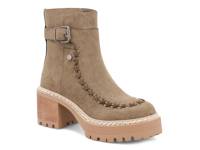 Toula Platform Bootie Khaki view
