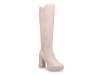 Elisenda Platform Boot Bone view