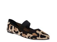Kylie Flat Brown Leopard Print view