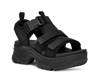Hurricane Ampsole Gaila Platform Sandal Black view