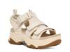 Hurricane Ampsole Gaila Platform Sandal Off White view