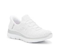 Hands Free Slip-Ins Summits Brilliant Shine Slip-On Sneaker - Women's White view