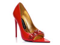 Diamond Sandal Red view