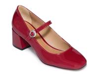 Ancona Mary Jane Pump Red Patent Leather view
