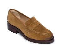 Tabitha Penny Loafer Tan Suede view