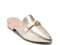Piper Bow Mule Gold Metallic view