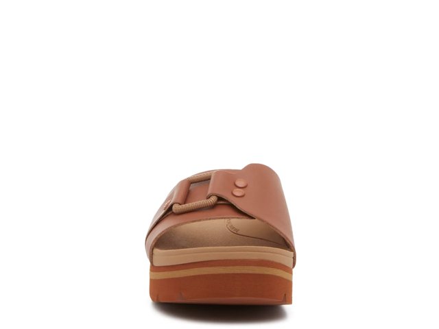 Banded Horizon Buckle Slide Sandal - Women's