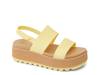 Water Vista Higher Platform Sandal Yellow view