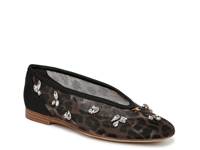 Tina Ballet Flat Black Leopard Print view