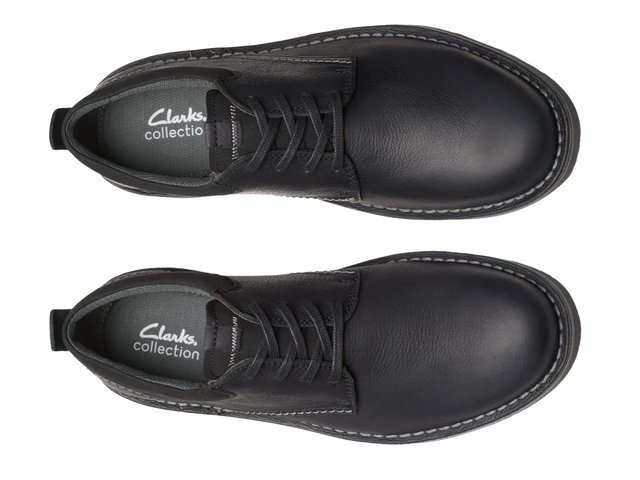 Clarks - Mens Eastridge Low Shoes, size 10 W US mens, color black. Clarks Collection Men main image 2