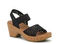 Brystol Platform Sandal Black view