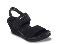 Cali Rumble On Night Flirt Wedge Sandal Black view