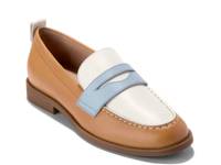 Stassi Penny Loafer Ivory Multicolor Leather view