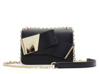 Livia Leather Crossbody Bag Black view