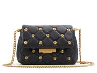 Ginn Leather Crossbody Bag Black view