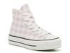 Chuck Taylor All Star Gingham Platform Sneaker - Women's White/Lilac view