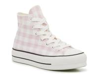 Chuck Taylor All Star Gingham Platform Sneaker - Women's White/Lilac view