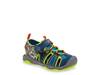 Pixar Toy Story Sport Sandal - Kids' Navy/Lime Green view
