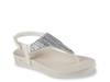 Cali Arch Fit Meditation Hidden Gems Sandal White view