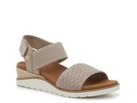 BOBS x Martha Stewart ArchFit Beach Kiss Wedge Sandal Taupe view