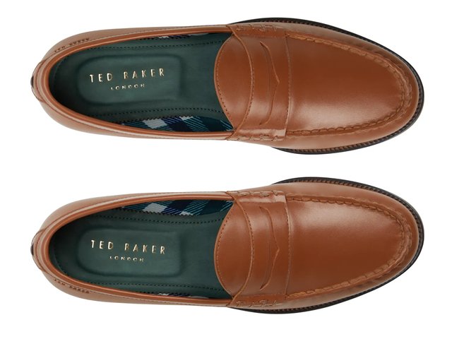 NWOB Ted Baker London Parkhill Penny Loafer (Men) size US 11 tan leather Ted Baker Parkhill Loafer - Free Shipping | DSW main image 4