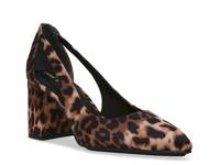 Berkley Pump Dark Brown Leopard Print view