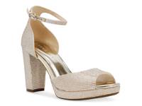 Vista Platform Sandal Gold Metallic view