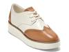 Grand City Platform Wingtip Oxford Tan/White view