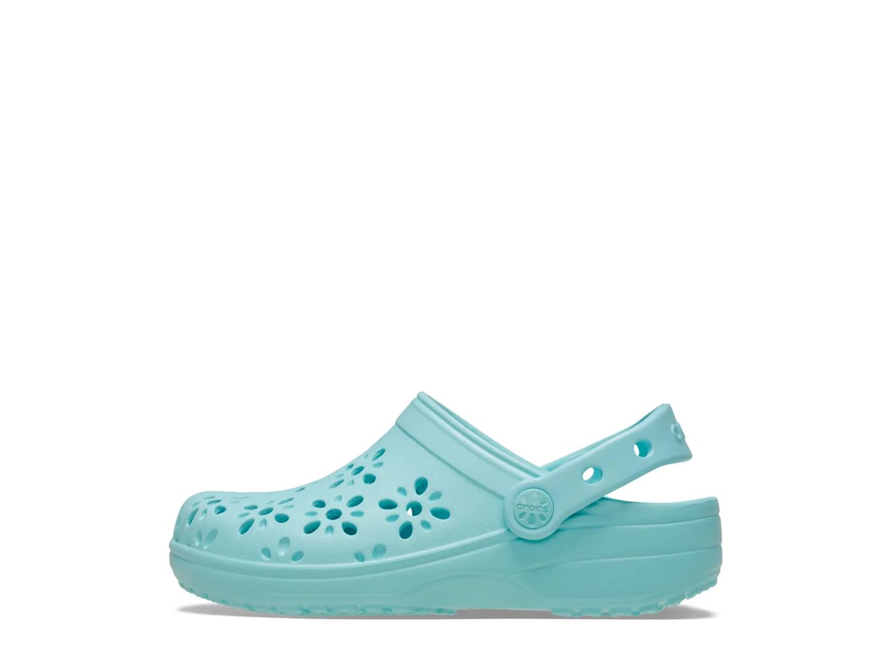 Classic Floral Cutout Clog - Kids'