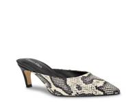 Kalyn Mule Black/White Synthetic Snake Print view