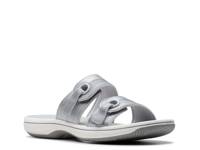 Breeze Maye Slide Sandal - Women's Silver Metallic view