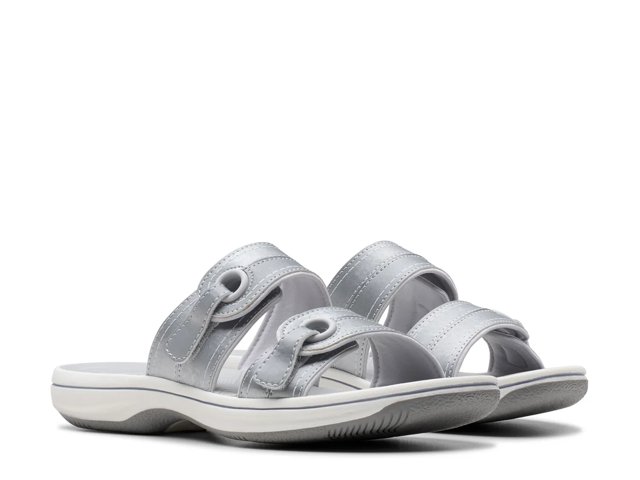 clarks silver dress sandals Clarks Women's Silver Sandals