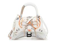 Hourglass Sneakerhead Satchel White/Orange view