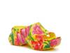 x Crocs Pool Platform Sandal - Women's Yellow/Multicolor Floral Print view