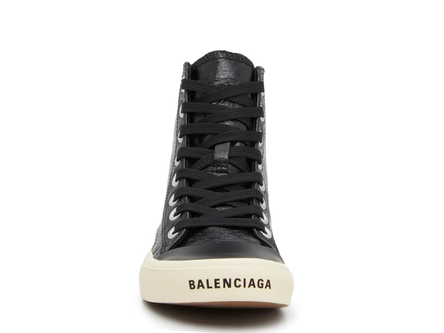靴 Balenciaga Paris High Top Leather Black Balenciaga Paris High-Top Sneaker - Women's - Free Shipping | DSW