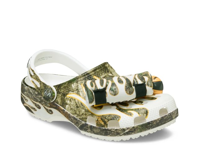 Crocs NASCAR Realtree Clogs Camo Racing Jibbitz Comfort Slip On Men\'s 11‎ Nascar x Realtree Crocs Classic Clog - Camo | Journeys main image 3